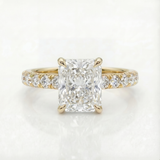 The Juliet Pave Radiant Engagement Ring