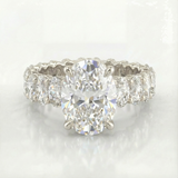 The Estelle Oval Engagement Ring
