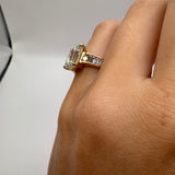 3ct Emerald Lab Grown Diamond Size 5