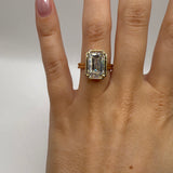 4.56ct Emerald Lab Grown Diamond Size 5