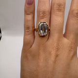 4.56ct Emerald Lab Grown Diamond Size 5