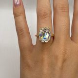 6ct Old Mine Moissanite Size 5
