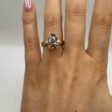 2.5ct Champagne Pear Lab Grown Diamond Size 5