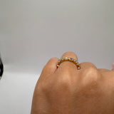 Lab Grown Emerald Diamond Band Size 7