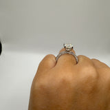 2.54ct Radiant Lab Grown Diamond Ring Size 7