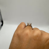 4ct Oval Lab Grown Diamond PLATINUM Size 6.25