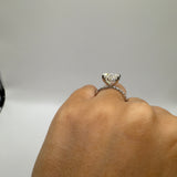 4ct Princess Lab Grown Diamond Size 8