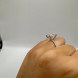 4ct Princess Lab Grown Diamond Size 8