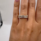 Half Eternity Wedding Band Size 5