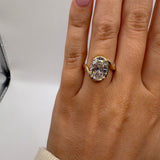 3.51ct Oval Lab Grown Diamond Ring Size 5