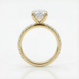 The Juliet Pave Oval Engagement Ring