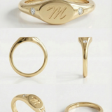 Initial Signet Ring