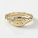 Initial Signet Ring