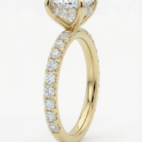 The Juliet Pave Oval Engagement Ring