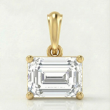 Emerald Diamond Pendant
